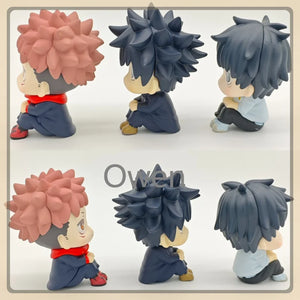 Jujutsu Kaisen Gojo Sukuna Fushiguro PVC Anime Figures – Q Version Collectible Toys