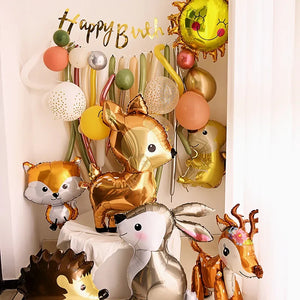 Jungle Safari Deer Foil Balloon – Animal Birthday Party Decorations