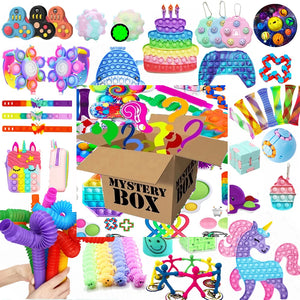 Mystery Fidget Toys Pack for Kids – Sensory, Spinner & Squishy Toys Set