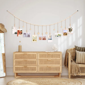 Hanging Photo Display – Aesthetic Wall Decor for Bedroom & Living Room