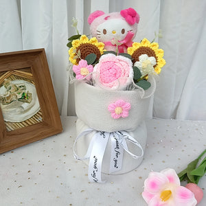 Hello Kitty Plush Bouquet – My Melody, Kuromi & Cinnamoroll Gift