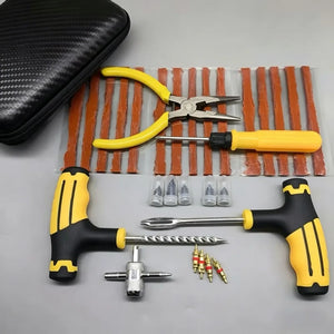 Universal Tire Repair Kit – Multi-Function Tools for Car, Motorcycle & Bike