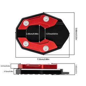 SEAMETAL Motorcycle Side Stand Pad Extension