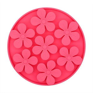 Suction Cup Silicone Pet Feeding Mat – Slow Feeder Bowl for Dogs & Cats