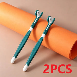 SEO Title: 3-Sided Pet Toothbrush for Dogs & Cats – Teeth Cleaning Tool