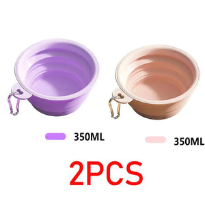 SEO Title: 350ml Collapsible Pet Bowl – Portable Dog & Cat Water Bowl