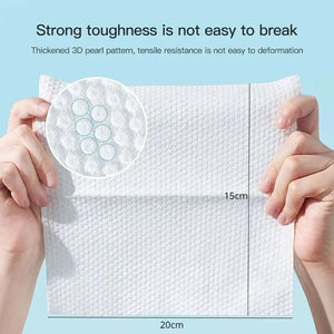 Disposable Cotton Face Towels – Soft, Absorbent, 50/100 Pcs