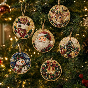 DIY Christmas Diamond Art Wooden Decorations