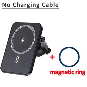 MagSafe Car Phone Holder with Wireless Charger – Magnetic Air Vent Mount