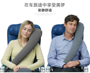 Inflatable Travel Neck Pillow – Car, Plane & Train Sleeping Pillow
