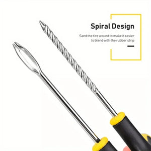 8-Piece Car Tire Puncture Repair Kit – Emergency Tools