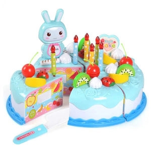 Kids Pretend Play Kitchen Toy Set | Cutting Food Toys for Children