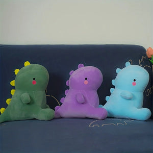 Colorful Dinosaur Plush Toy – Cute Soft Squishy Dino Doll