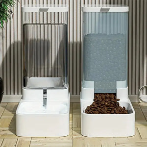 Automatic Dog Feeder & Water Dispenser – Gravity Design