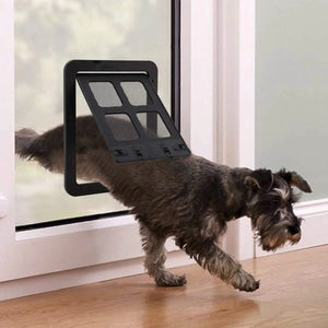 SEO Title: Lockable Magnetic Pet Door for Dogs & Cats – Easy Install