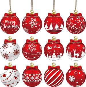 Christmas Wooden Hanging Balls – DIY Tree & Home Decorations