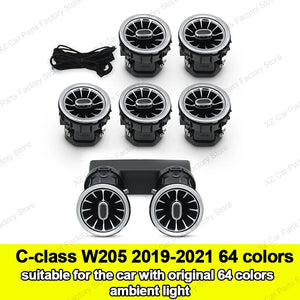 Mercedes-Benz C-Class W205 Ambient Light Air Vent – APP Control