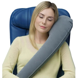 Inflatable Travel Neck Pillow – Car, Plane & Train Sleeping Pillow