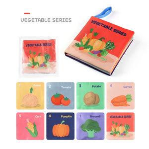 Soft Baby Cloth Book Toy | Montessori 3D Sensory & Early Learning Book