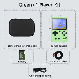 500+ Retro Handheld Game Console – 5-Inch Screen & TV Connectivity