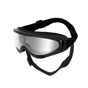 Pet Goggles Adjustable Anti UV Glare Windproof Sunglasses for Dogs Outdoor Hiking Running Beach All Breeds Eye Protection Black