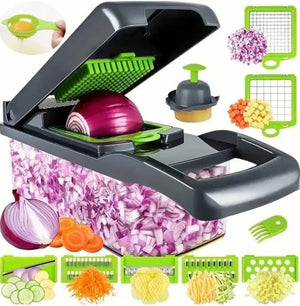 14-in-1 Vegetable Chopper, Multifunctional Food Slicer and Dicer