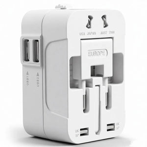 Universal Travel Adapter – EU, UK, US & AU Plug Converter