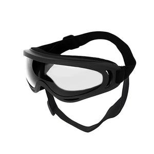 Pet Goggles Adjustable Anti UV Glare Windproof Sunglasses for Dogs Outdoor Hiking Running Beach All Breeds Eye Protection Black