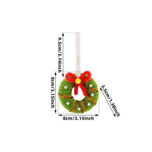 DIY Christmas Tree Ornaments with Pinecones & Mini Wreaths
