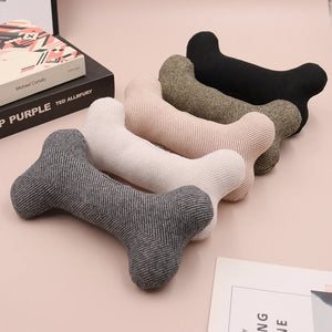 Interactive Squeaky Dog Bone Toy – Plush Chew Toy for Puppies