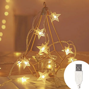 LED Star Fairy Lights for Home & Garden