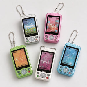 Recording Playback Capsule Toy Phone Keychain with Custom Photo