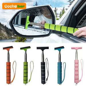 Car Rearview Mirror & Window Cleaning Tool – Telescopic Wiper