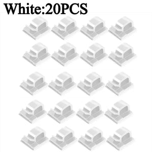 Self-Adhesive Cable Clips for Wire Management – Cable Clamp Accessories