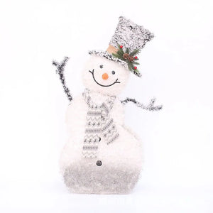 Lighted LED Christmas Snowman Decoration for Home & Garden