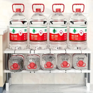 Adjustable Under-Sink Storage Rack – Expandable Cabinet Organizer