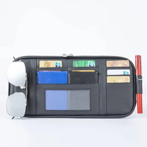 Car Sun Visor Organizer – Sunglasses & Card Holder