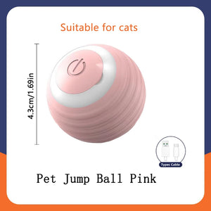 SEO Title: Interactive Smart Pet Ball Toy – USB Rechargeable Moving Ball for Dogs & Cats