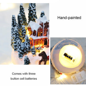 LED Christmas Miniature House Night Light – Festive Decor