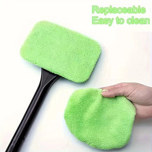 Car Window Cleaning Brush – Long Handle Windshield Cleaner