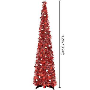1.2m Foldable Spiral Christmas Tree Decor