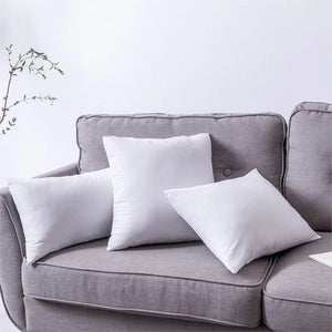 White Bounce Back Cushion Insert – Sofa, Car & Home Pillow Core
