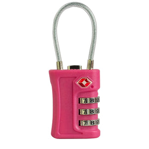 TSA 3-Digit Combination Luggage Lock – Travel Suitcase Security