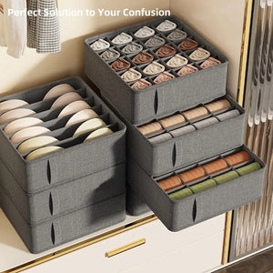 Foldable Fabric Drawer Organizer – Socks & Underwear Storage