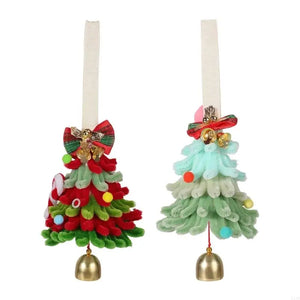 Handmade Christmas Tree Ornament with Ribbon