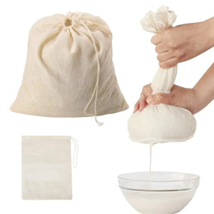 Cotton Cheesecloth Filter – Reusable Kitchen Straining Cloth