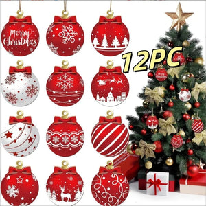Christmas Wooden Hanging Balls – DIY Tree & Home Decorations