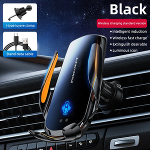 Wireless Car Phone Holder with Charger – 360° Rotating Air Vent Mount