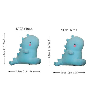 Colorful Dinosaur Plush Toy – Cute Soft Squishy Dino Doll