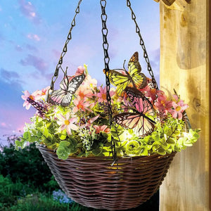 Decorative Christmas Wreath Basket – Holiday Home Decor
